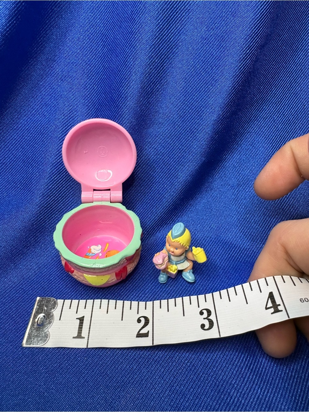 Vintage 1994 Mimi & the Goo Goos Scoffy & Her Burger Compact Bluebird Toys - Picture 6 of 6